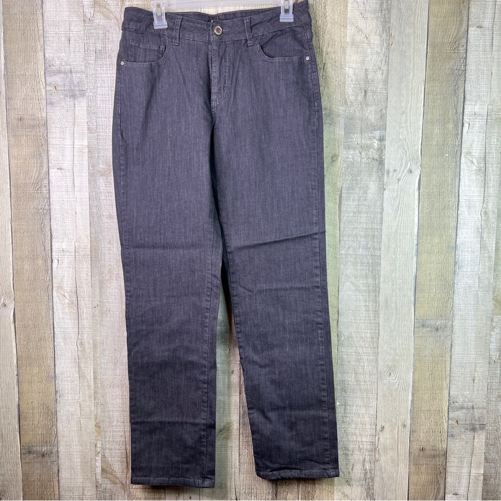 Lee Size 8 Medium Classic Fit Gray Denim Straight Leg Jeans New Without …